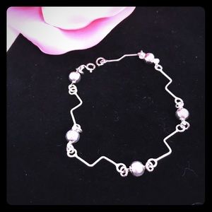 🎀BOGO🎀 Sterling Silver Zigzag Station Bracelet